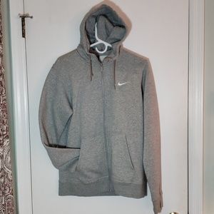 Nike tube hoodie grey mens medium